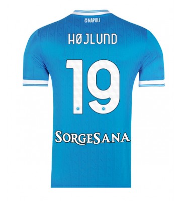 SSC Napoli Rasmus Hojlund #19 Hemmatröja 2025-26 Kortärmad